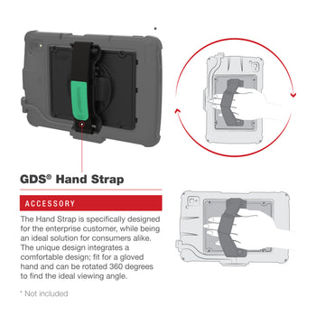 GDS® Hand Strap Accessory for Zebra ET4x 10” Enterprise Tablet