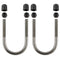 RAM® Stainless Steel U-Bolt Hardware Pack for Rails 1" to 1.25"