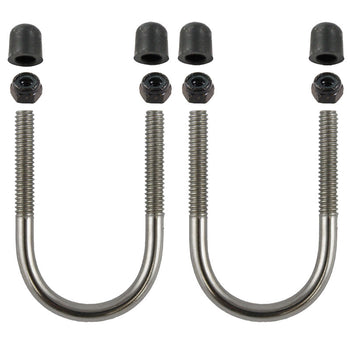 RAM® Stainless Steel U-Bolt Hardware Pack for Rails 1" to 1.25"
