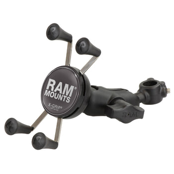 RAM® X-Grip® Phone Mount with 1/2" Diameter Rail Base