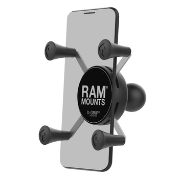 RAM® X-Grip® Phone Holder with Composite Double Socket Arm – RAM Mounts