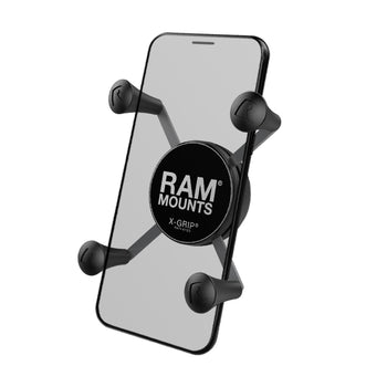 RAM® X-Grip® Phone Mount with RAM® EZ-Strap™ Rail Mount – RAM Mounts