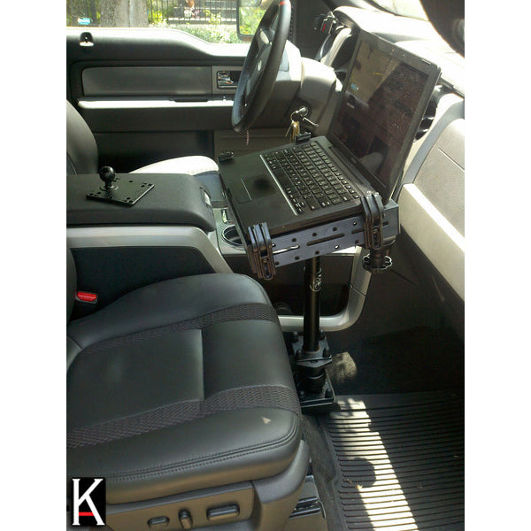 RAM® Laptop Mount with AdjustAPole™ for '0414 Ford F150 + More