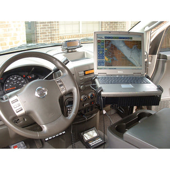 RAM® No-Drill™ Laptop Mount for '04-15 Nissan Titan + More