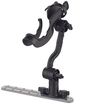 RAM ROD® Fishing Rod Holder with Extension Arm & Dual T-Bolt Track Base