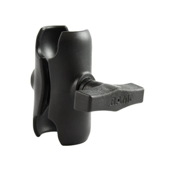 RAM MOUNTS Ram 1 in. Ball Mount With Double Socket Arm & Round
