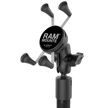 RAM® X-Grip® Phone Mount with RAM® Twist-Lock™ Suction Base & 18" Pole