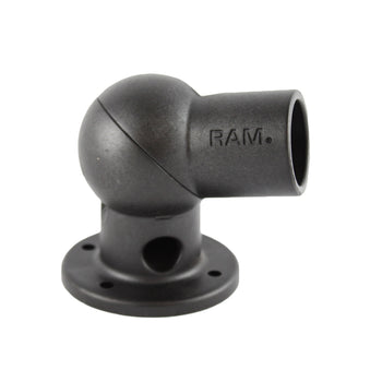 RAM® Adjustable Angle Base with Round Plate and PVC Pipe Socket
