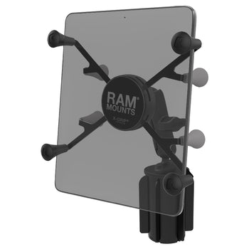 RAM® X-Grip® with RAM-A-CAN™ II Cup Holder Mount for 7"-8" Tablets