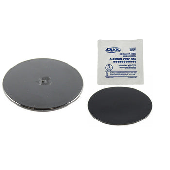RAM® Black 3" Adhesive Plate for Suction Cups