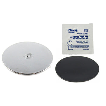 RAM® Clear 3" Adhesive Plate for Suction Cups