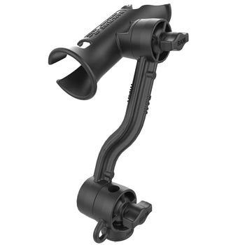 RAM® Tube Jr.™ Rod Holder with Extension Arm and Track Base