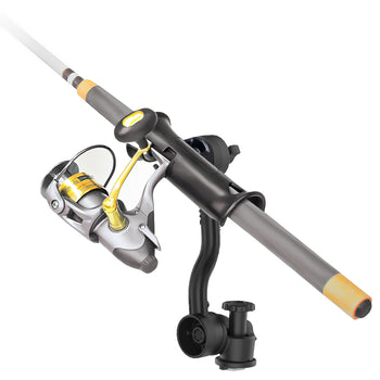 RAM® Tube Jr.™ Rod Holder with Extension Arm and RAM® Track-Node™ Base