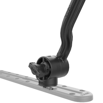 RAM® Tube Jr.™ Rod Holder with Extension Arm and Track Base