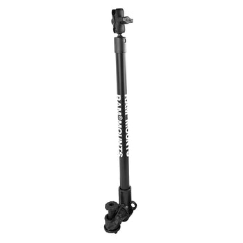 RAM® Tough-Pole™ Single Pipe Mount with RAM® Track-Node™ Base