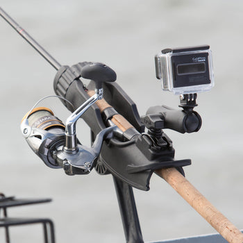 RAM ROD® HD Fishing Rod Holder with 6 Spline Post and Dual Track Base – RAM  Mounts