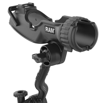 Ram Mounts - Ram Rod HD Fishing Rod Holder with Ram Track-Node Base - RAP-433-PA-411