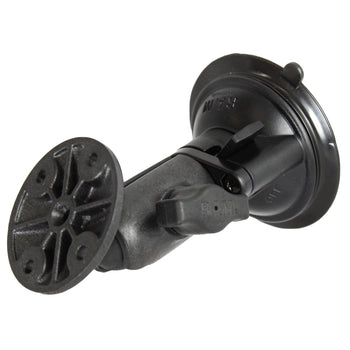 RAM® Twist-Lock™ Swivel Suction Cup Mount with Round Plate