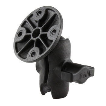 RAM® Composite Double Socket Arm with Round Plate