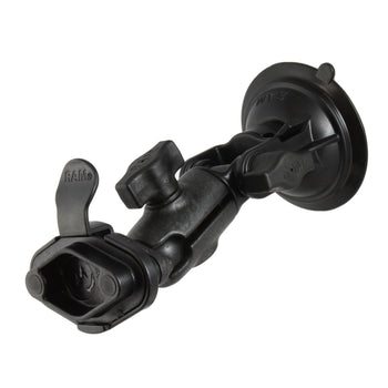 RAM® Twist-Lock™ Composite Suction Cup Ratchet Mount with Quick Release