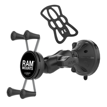 RAM® X-Grip® Phone Mount with Low Profile Suction Cup - Short
