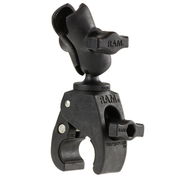 RAM Mounts RAP-B-400U Tough-Claw Small Clamp Base with Ball with B Size 1  Ball for Rails 0.625 to 1.14 in Diameter