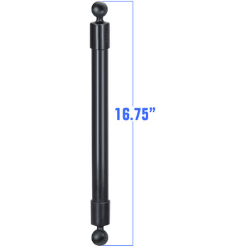 RAP-BB-230-18U:RAP-BB-230-18U_1:RAM 16.75" PVC Pipe Extension with Ball Ends