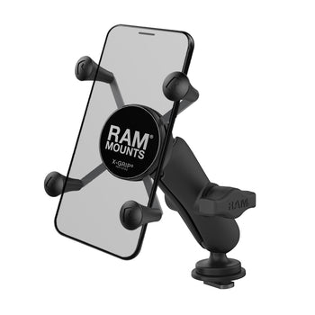 RAM Mount Soporte para GPS y radio con agarre para dedos RAM-HOL-UN4U  compatible con componentes RAM B 1 y C 1.5