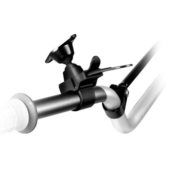 RAM® EZ-Strap™ Rail Mount with Double Ball and Diamond Base Adapter