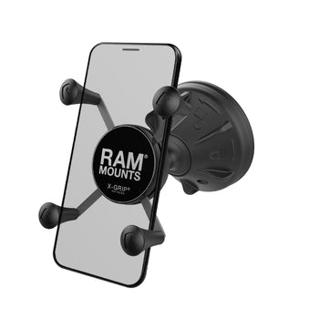 RAM® X-Grip® Phone Mount with RAM® Mighty-Buddy™ Suction Cup – RAM Mounts