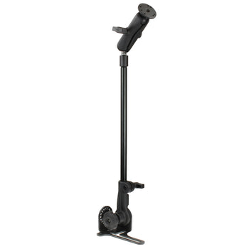 RAM® Pod HD™ Reverse Vehicle Mount with 18" Aluminum Rod and Round Plate