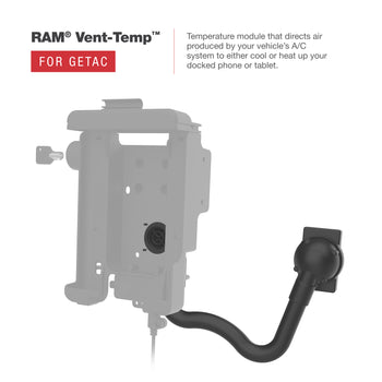 RAM® Form-Fit Locking Holder for Getac ZX70 - Temp Module Compatible