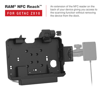 RAM® Form-Fit Locking Powered Dock for Getac ZX10